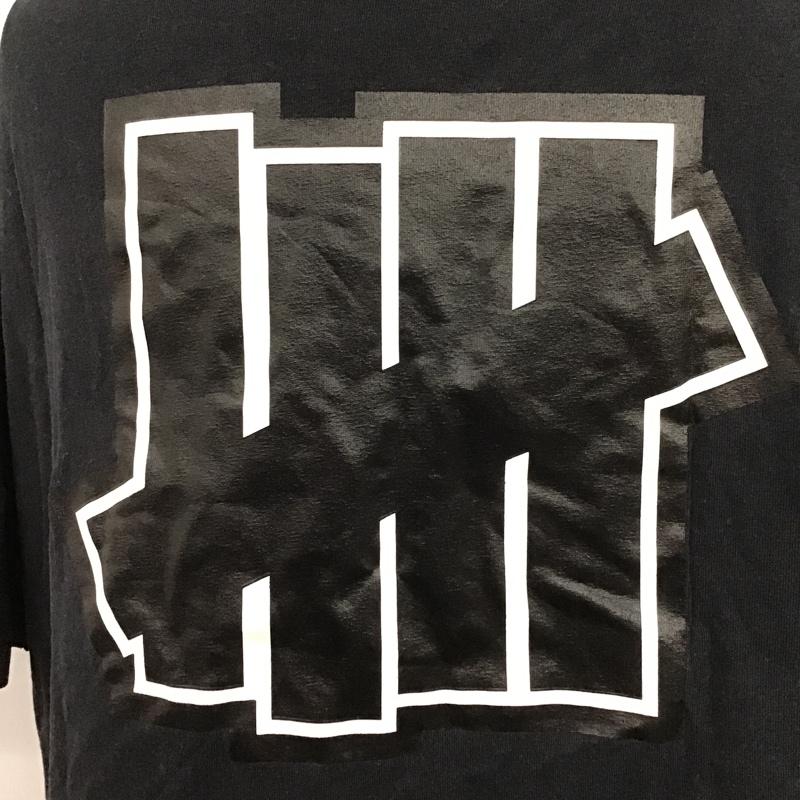 アンディフィーテッド UNDEFEATED Tシャツ 半袖 C8-S302 Champion バックプリント XXL ワンポイント 黒 / ブラック /  メンズ USED 古着 中古 10105482