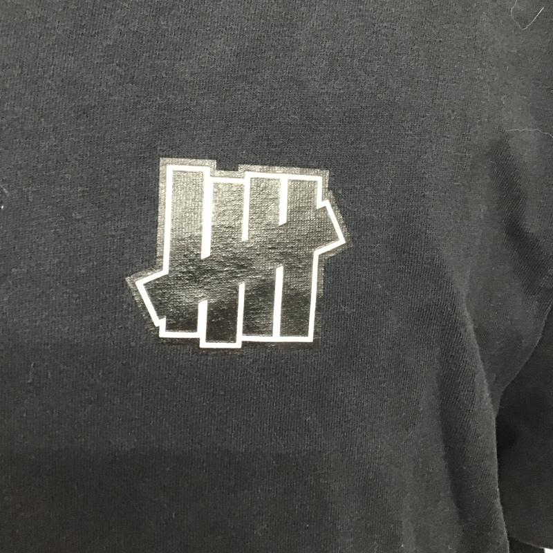 アンディフィーテッド UNDEFEATED Tシャツ 半袖 C8-S302 Champion バックプリント XXL ワンポイント 黒 / ブラック /  メンズ USED 古着 中古 10105482