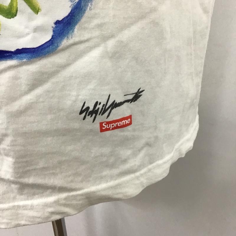 シュプリーム Supreme Tシャツ 半袖 22FW Yohji Yamamoto Paint Tee M プリント 白 / ホワイト /  メンズ USED 古着 中古 10105489