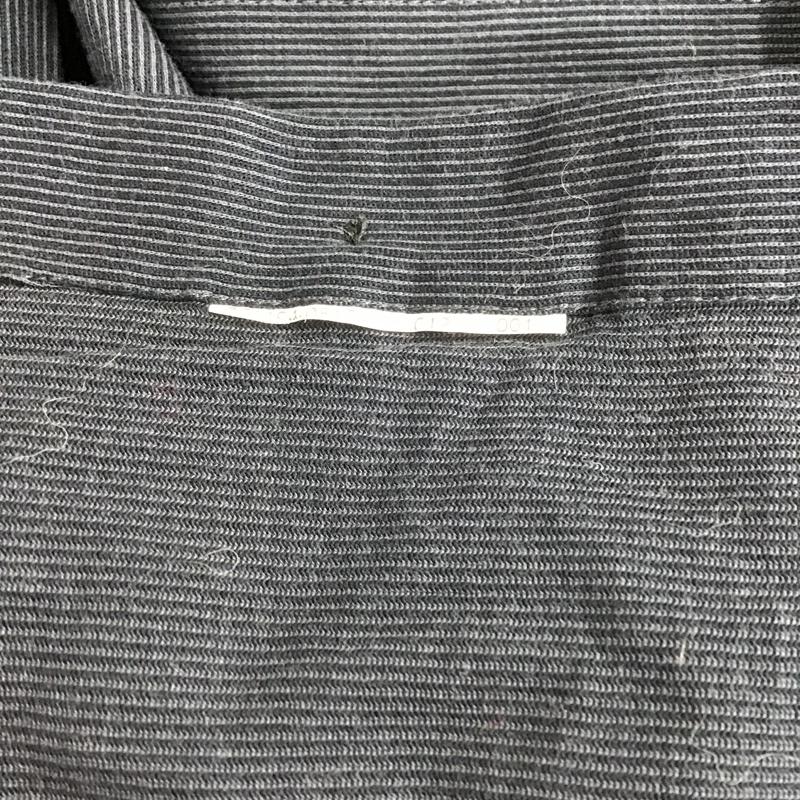 エンポリオアルマーニ EMPORIO ARMANI シャツ、ブラウス 長袖 ストレッチ 38 ストライプ 紺 / ネイビー /  メンズ USED 古着 中古 10105492