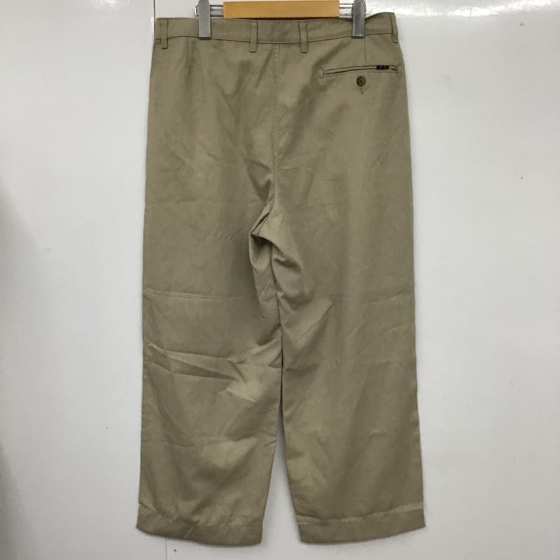古着 USED パンツ スラックス BERTONI デンマーク製 USA34 無地 ベージュ / ベージュ /  メンズ USED 古着 中古 10105494