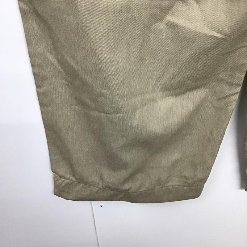 古着 USED パンツ スラックス BERTONI デンマーク製 USA34 無地 ベージュ / ベージュ /  メンズ USED 古着 中古 10105494