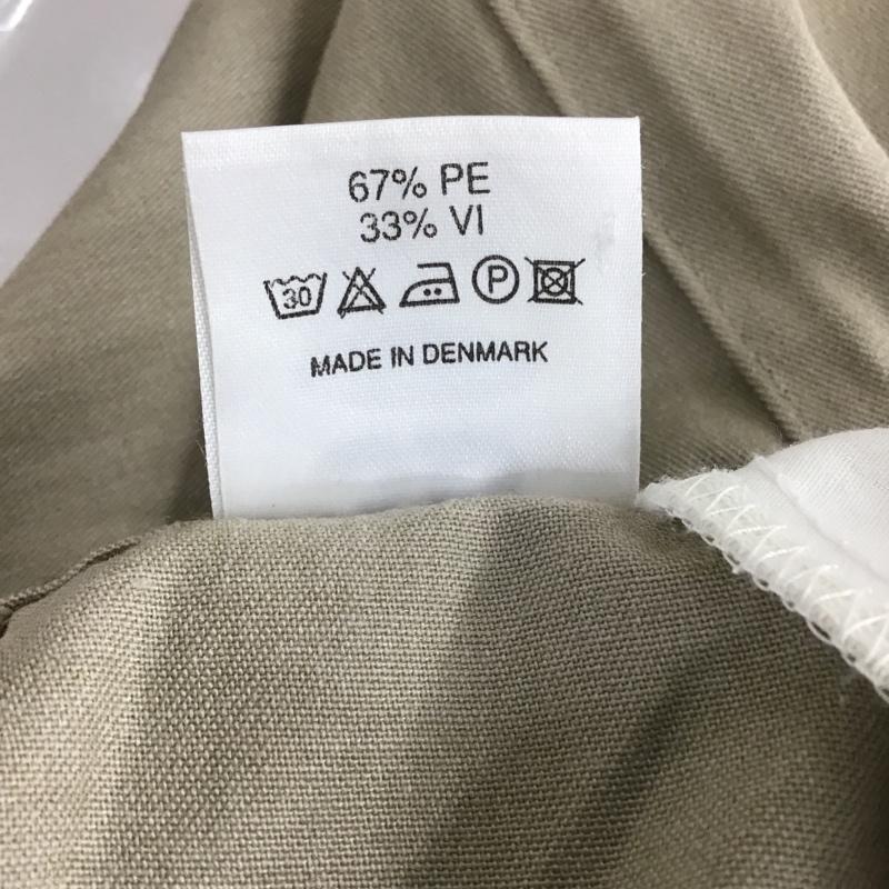 古着 USED パンツ スラックス BERTONI デンマーク製 USA34 無地 ベージュ / ベージュ /  メンズ USED 古着 中古 10105494