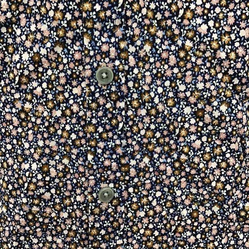 ピーエスポールスミス PS Paul Smith シャツ、ブラウス 長袖 PP-DC-85651 S 花柄 紺 / ネイビー /  メンズ USED 古着 中古 10105495