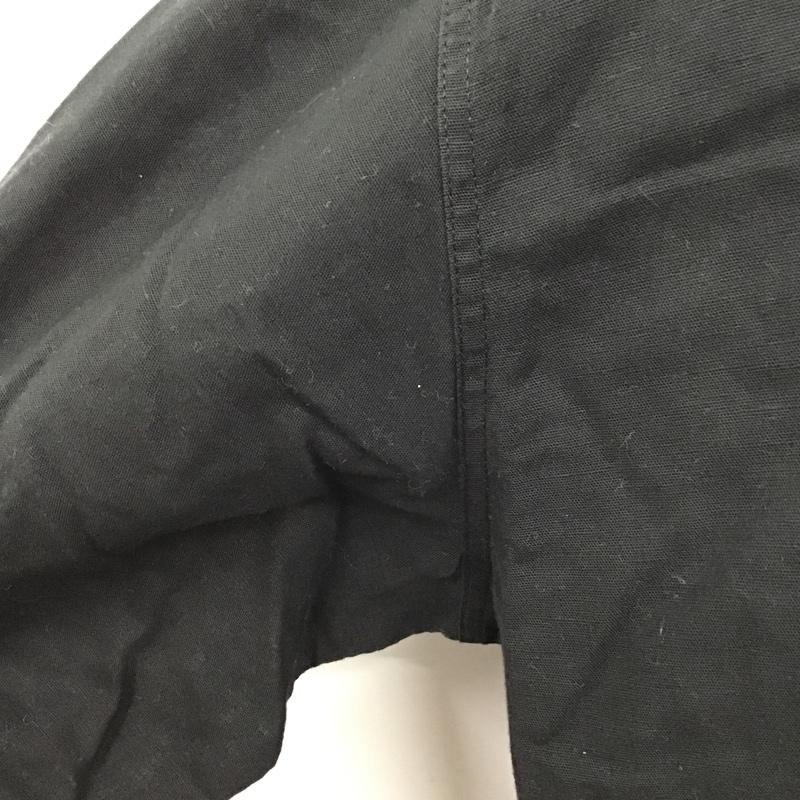 アルマーニジーンズ ARMANI JEANS シャツ、ブラウス 長袖 イタリア製 90年代 M ロゴ、文字 黒 / ブラック /  メンズ USED 古着 中古 10105496