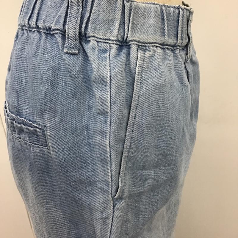 スタディオクリップ studio CLIP パンツ デニム、ジーンズ SC174044-1 イージーパンツ S 無地 水色 / ライトブルー /  レディース USED 古着 中古 10105499