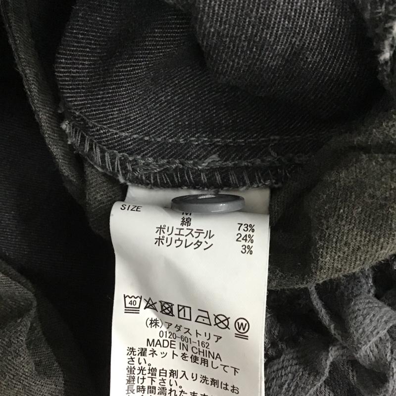 ニコアンド niko and... パンツ デニム、ジーンズ S221DL04CT イージーパンツ ストレッチ M 無地 灰 / グレー /  レディース USED 古着 中古 10105500