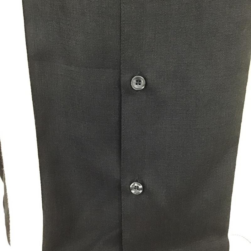 古着 USED シャツ、ブラウス 半袖 オープンカラーシャツ 開襟 無地 黒 / ブラック / X アイボリー / アイボリー /  メンズ USED 古着 中古 10105508