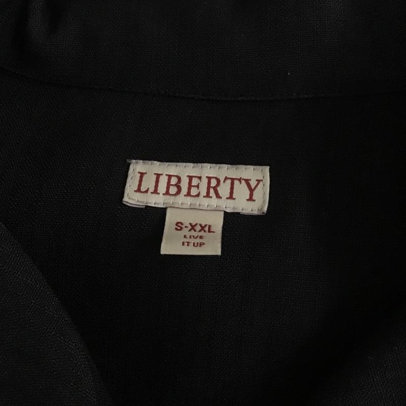 古着 USED シャツ、ブラウス 半袖 オープンカラーシャツ 開襟 無地 黒 / ブラック / X アイボリー / アイボリー /  メンズ USED 古着 中古 10105508