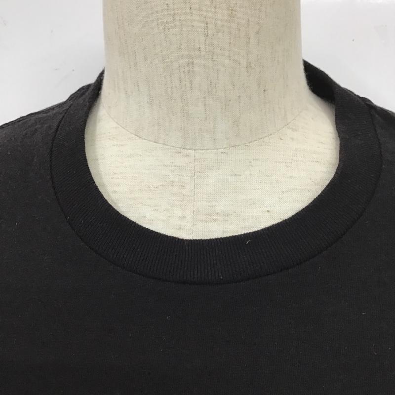 テンダーロイン TENDERLOIN Tシャツ 半袖 クルーネック プリント L ロゴ、文字 黒 / ブラック /  メンズ USED 古着 中古 10105516