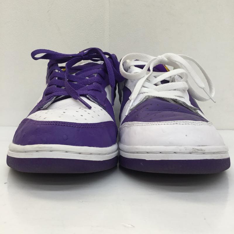 ナイキ NIKE スニーカー スニーカー WMNS DUNK LOW SE MADE YOU LOOK ウィメンズ ダンク ロー メイドユールック DJ4636-100 28.0cm ロゴ、文字 白 / ホワイト / X 紫 / パープル /  メンズ USED 古着 中古 10105529