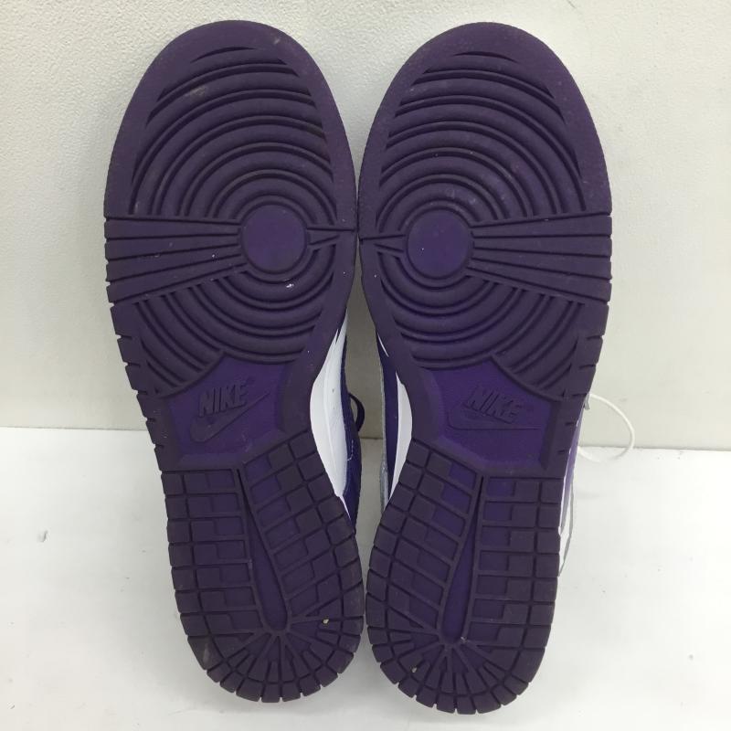 ナイキ NIKE スニーカー スニーカー WMNS DUNK LOW SE MADE YOU LOOK ウィメンズ ダンク ロー メイドユールック DJ4636-100 28.0cm ロゴ、文字 白 / ホワイト / X 紫 / パープル /  メンズ USED 古着 中古 10105529