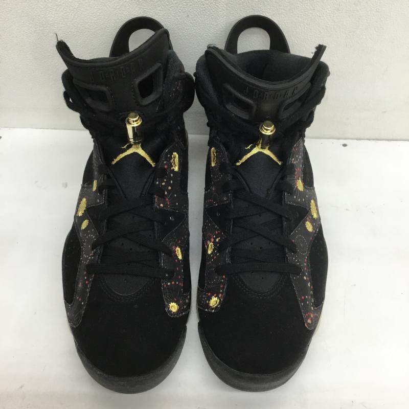 ナイキ NIKE スニーカー スニーカー AIR JORDAN 6 RETRO CHINESE NEW YEAR エアジョーダン6 AA2492-021 28.0cm 刺繍 黒 / ブラック / X 金 / ゴールド /  メンズ USED 古着 中古 10105530