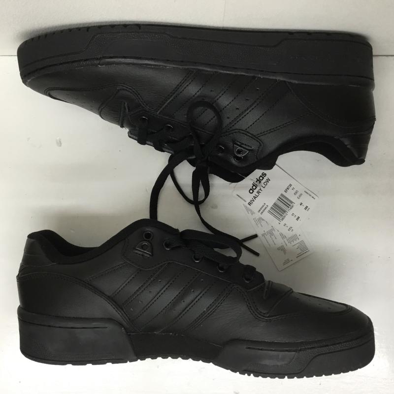 アディダス adidas スニーカー スニーカー RIVALRY LOW ライバルリー ロー EF8730 29.5cm ロゴ、文字 黒 / ブラック /  メンズ USED 古着 中古 10105533