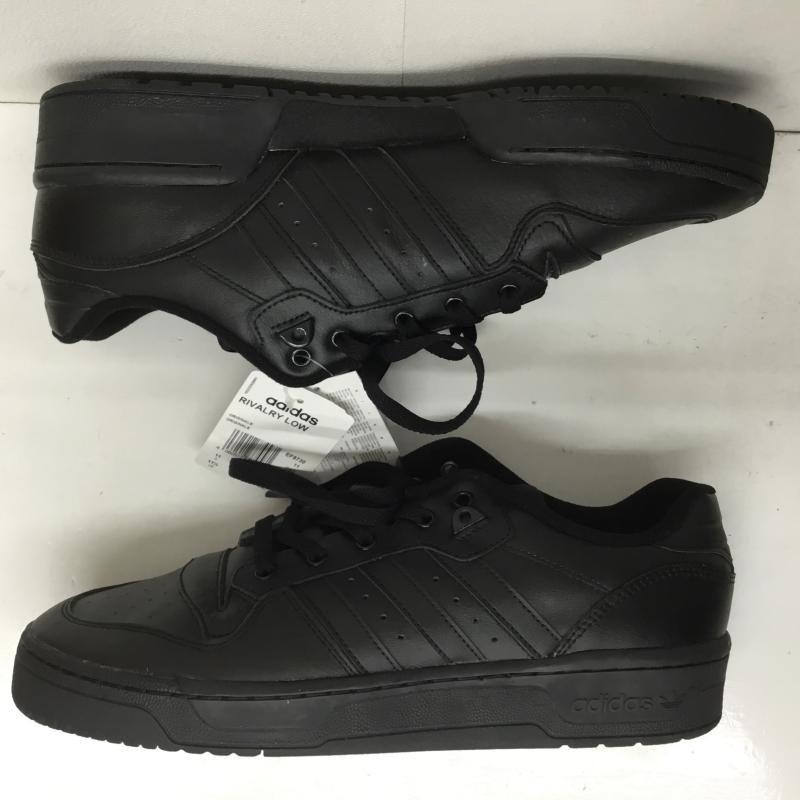 アディダス adidas スニーカー スニーカー RIVALRY LOW ライバルリー ロー EF8730 29.5cm ロゴ、文字 黒 / ブラック /  メンズ USED 古着 中古 10105533