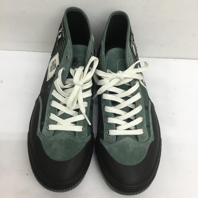 バンズ VANS スニーカー スニーカー FORMER フォーマー DESTRUCT MID MTE-1 VN0A5KQUGRN1 28.5cm ロゴ、文字 X プリント 緑 / グリーン / X 黒 / ブラック /  メンズ USED 古着 中古 10105535